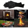 Paaaawaters Kitchen Split Finger Silicone Gloves Microwave Grill Oven Insulation Gloves - 3 of 4