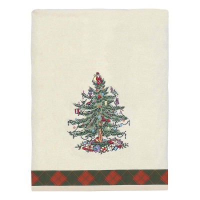 Spode® Christmas Tree Tartan Bath Towel