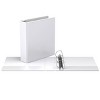2" Premium Angle D Ring Binder 6pk Customizable View White - Easyview: 480 Sheet Capacity, Hard Cover, 2 Pockets - 2 of 2