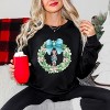 Simply Sage Market Women's Graphic Sweatshirt Nutcracker Wreath Coquette - 2 of 4