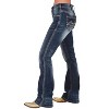 Cowgirl Tuff Dark Faded DFMI Womens Denim Jeans, Medium Wash (31 Long) - 3 of 3