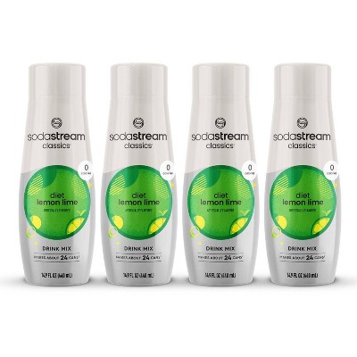 SodaStream Diet Lemon Lime Drink Mix 14.9 fl oz/4pk