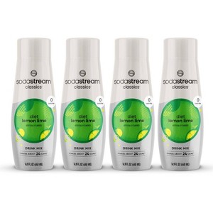 SodaStream Diet Lemon Lime Drink Mix 14.9 fl oz/4pk - 1 of 4