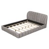 NicBex Queen Size Upholstered Platform Bed Frame with Thick Polyester Fabric Headboard,Wood Slats Support,No Box Spring Needed,Easy Assembly - 4 of 4