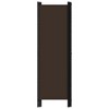 vidaXL 4-Panel Room Divider Brown 78.7 inches x70.9 inches - 4 of 4