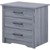 Passion Furniture Hudson 3-Drawer Nightstand (23 in. H x 22 in. W x 18 in. D) - 2 of 4