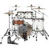 Mapex Saturn Evolution Rock Maple 4-Piece Shell Pack With 22" Bass Drum Polar White - 2 of 3