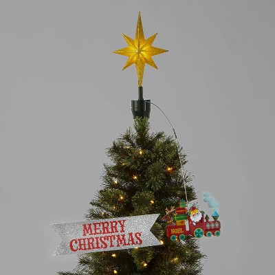 Santa Train Lit Rotating Tree Topper - Wondershop™