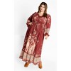 Women's Plus Size Faith Maxi Dress - desert rose | CITY CHIC - 3 of 4