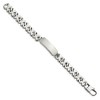 Black Bow Jewelry Men's 10mm Polished Stainless Steel X Link I.D. Bracelet, 8.25 Inch - 2 of 4