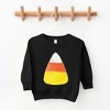 The Juniper Shop Watercolor Candy Corn Toddler Graphic Sweatshirt - 2 of 3