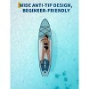 11ft Inflatable Stand-Up Paddle Board with Camera Mount, Non-Slip Deck & Kayak Seat D-Rings - 350lb Capacity - 4 of 4
