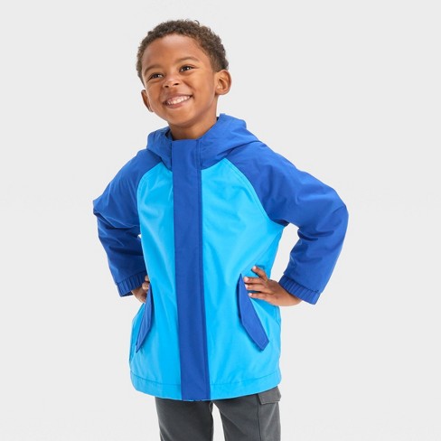 Baby 2025 blue raincoat