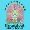 Girl's Alice in Wonderland Retro Botanical Gardens  T-Shirt - Blue - X Large - 2 of 3