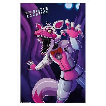  Trends International Gallery Pops Five Nights at Freddy's - Foxy  Wall Art, White Framed Version, 12'' x 12'' : Everything Else
