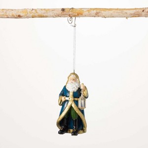 Father Christmas Ornament Multicolor 4.5"H Resin - 1 of 2