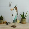 VIP Metal 28 in. Multicolor Gnome with Lantern Decor - 2 of 4