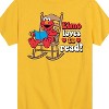 Boys' - Sesame Street - Elmo Loves To Read Short Sleeve Graphic T-Shirt - 2 of 4