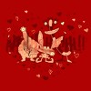 Juniors Womens Aaahh!!! Real Monsters Group Hearts T-Shirt - 2 of 4