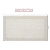 Home Weavers Luxury Collection 100% Cotton Tufted Bathroom Rug, Non-Slip Latex Bath Rug - 3 of 4
