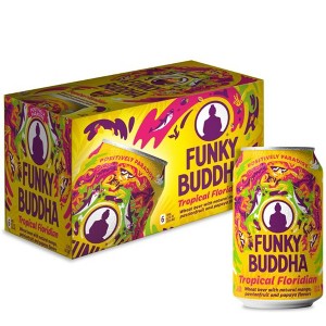 Funky Buddha Tropical Floridian Beer - 6pk/12 fl oz Cans - 1 of 4
