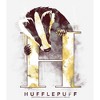 Women's Harry Potter Hufflepuff Badger Watercolor T-Shirt - 2 of 4