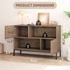 Whizmax 44" Wood Console Table, Display Shelf, Storage Cabinet for Living Room - 3 of 4