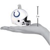 Old World Christmas Blown Glass Ornament for Christmas Tree, Indianapolis Colts Helmet - 3 of 3