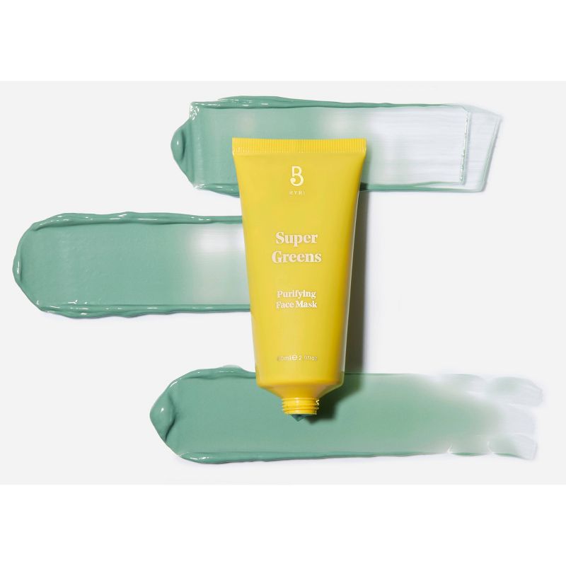 BYBI Clean Beauty Supergreens Purifying and Deep Cleansing Vegan Clay Face Mask - 2 fl oz, 4 of 10
