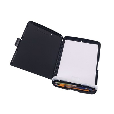 Staples Plastic Storage Clipboard Black (28543) 1671311