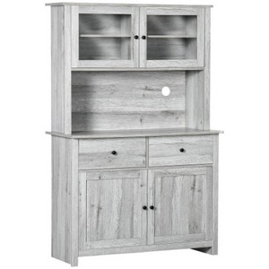 LunaLulinlk 63.5" Kitchen Buffet with Hutch - 1 of 4