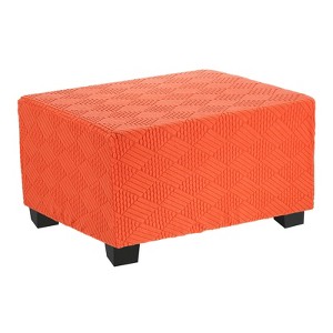 Unique Bargains  Elastic Furniture Protector Stretch Foot Stool Cover for Living Room Bedroom 1 Pc - 1 of 4
