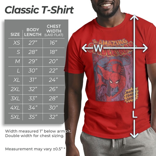 Playera Marvel: Spider-Man Distressed Amazing Spider para hombre 5