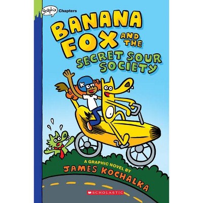 Banana Fox and the Secret Sour Society (Banana Fox #1), Volume 1 - by James Kochalka (Paperback)