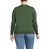Lands' End Women's Fine Gauge Cotton Cardigan Sweater - 2 of 3
