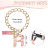 Unique Bargains Epoxy Resin Colorful Glittery Tassel Sports Water Bottle Accessories Letter Charm 1 Pc - 2 of 4