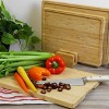 MegaChef 3 Piece Cutting Board Set with Base - 2 of 4