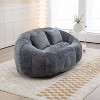 Bean Bag Chair Lazy Sofa Durable Comfort Lounger High Back Bean Bag Chair Couch for Adults and Kids,Indoor & Outdoor-Cuddlewood - image 2 of 4