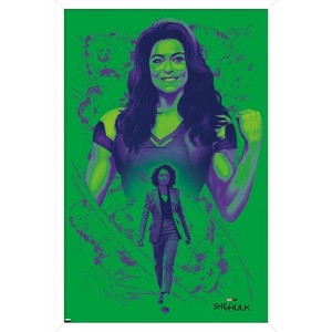 Trends International Marvel She-Hulk: Attorney At Law - Pose Framed Wall Poster Prints - 1 of 4