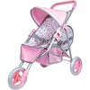 Lissi 11" Twin Baby Dolls with Twin Jogger Stroller - 4 of 4