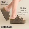 CUSHIONAIRE Women's Guru Genuine Leather footbed platform sandal with +Comfort, Wide Widths Available - 2 of 4