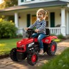 DOLU Pedal Tractor Ride On Toy, Durable Outdoor Car for Kids Ages 3 and Up, Red - 3 of 4