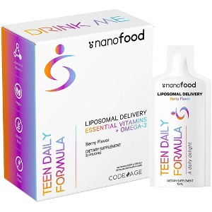 Codeage Teen Multivitamins Liquid for Boys & Girls - Sugar-Free - Vegan Vitamins & Minerals - 30ct - 1 of 4
