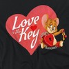Women's Tom and Jerry Valentine's Day Love is the Key Loose T-Shirt - 2 of 4