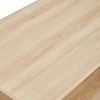 Kumasinova Minimalist Coffee Table,35.4"/43.3" 2-Tier Rectangular Side Table,Center Table with Storage Shelf,Sturdy End Table for Living Room - 4 of 4