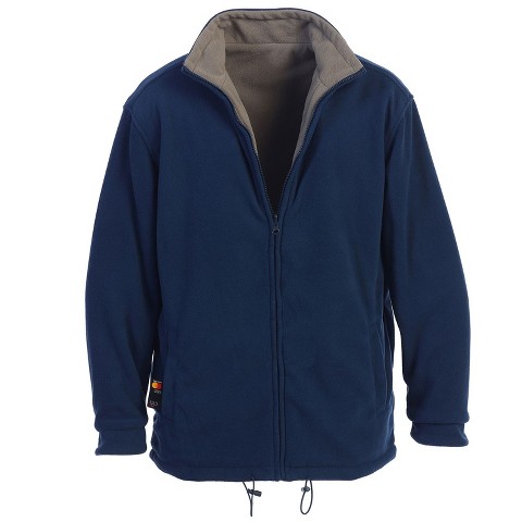 Мужские куртки GIOBERTI Men's Zip Up Reversible Polar Fleece Heavy Jacket, Navy / Gray, Small