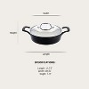 All-Clad 4 Quart Cast Iron  Braiser with Lid, Black - 2 of 4