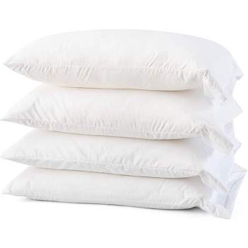 Micropuff Microfiber Hypoallergenic Pillow Cases – White (4 Pack)