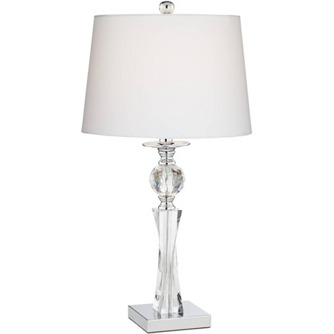 Vienna Full Spectrum Modern Table Lamp, Nicole Miller Crystal Table Lamps