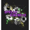 "Spread Kindness" Flowers With Color Splatter Adult Long Sleeve Hoodie - 2 of 2